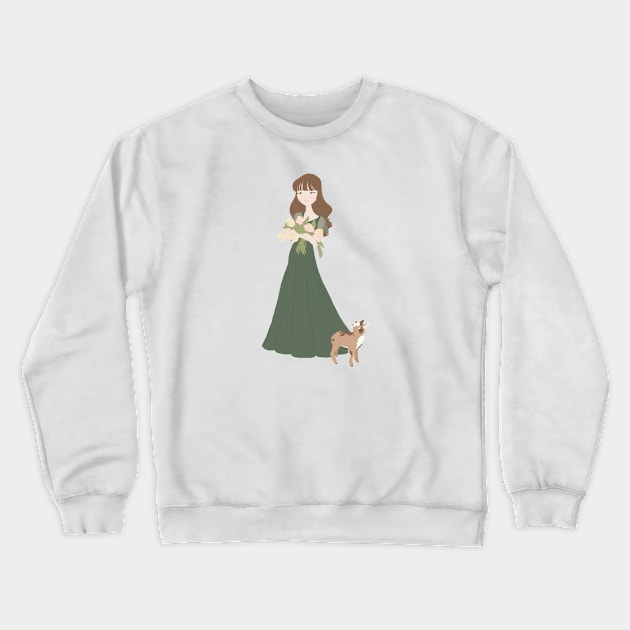 Capricorn 1 Crewneck Sweatshirt by littlemoondance